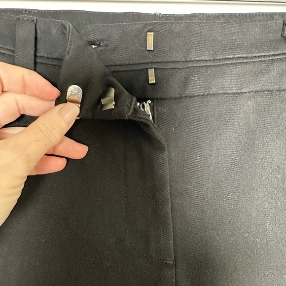 7th Avenue Black Work Pants Trousers Suit Straight
Leg Pockets Belt Loops Size 8 - Picture 3 of 7
